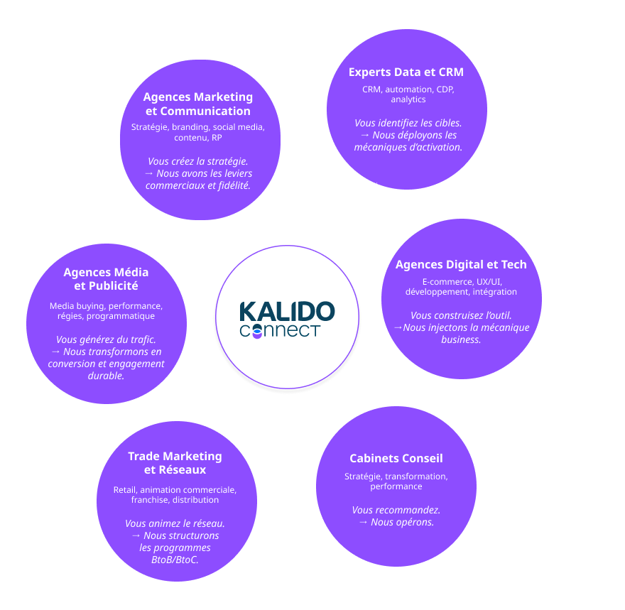 Réseau des profils partenaires Kalido Connect